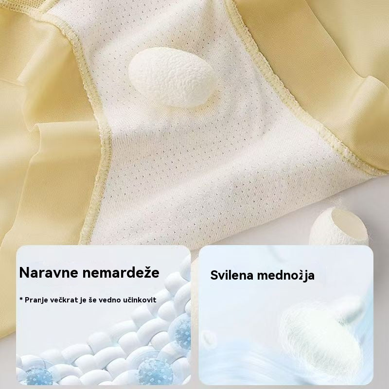 🔥🩲【6 kosov】Zadnji dan - 50 % popust - Antibakterijsko spodnje perilo z visokim pasom za nadzor trebušne maščobe