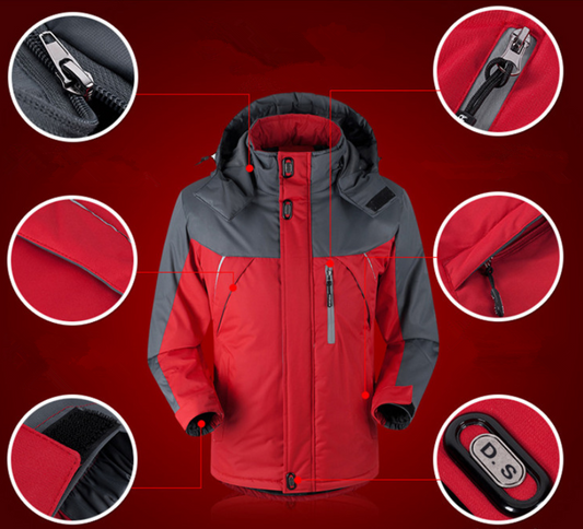 【XL-6XL】2025Χειμερινό ανδρικό αδιάβροχο μπουφάν υψηλής ποιότητας