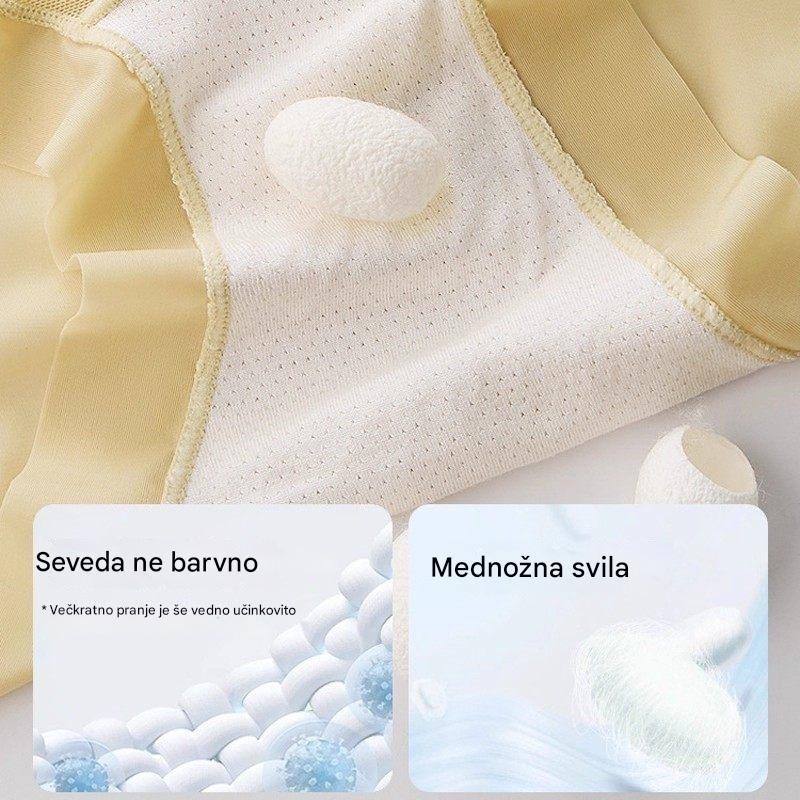 🔥🩲【6 kosov】Zadnji dan - 50 % popust - Hlačke za trebušček z visokim pasom in antibakterijskimi lastnostmi