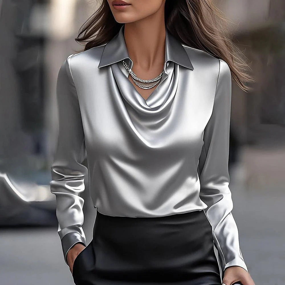 🔥🍁【Novinky na jeseň】【S-3XL】🌷Nová jednoduchá a elegantná dámska blúzka