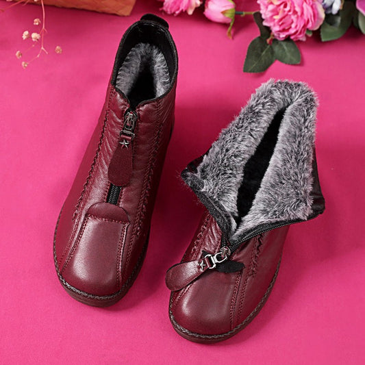 🔥【35-42】Ručno rađene talijanske ženske neklizajuće gležnjače od prave kože