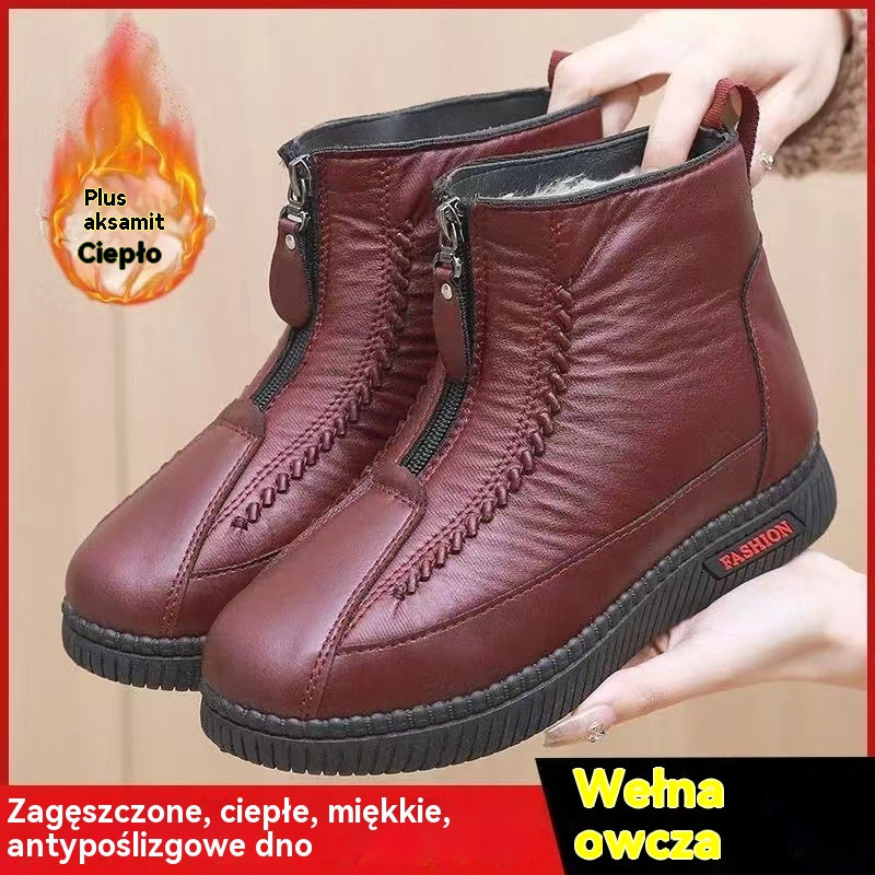 🔥【35-42】Ručno rađene talijanske ženske neklizajuće gležnjače od prave kože