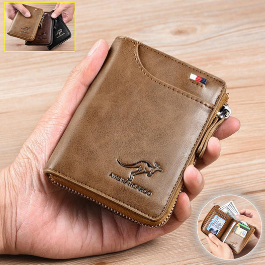 🔥 Kúpte 1 a získajte 1 zadarmo 🔥2026 Antimagnetická peňaženka pre mužov Veľkokapacitná mäkká kožená peňaženka