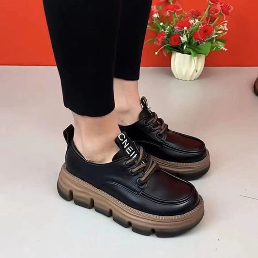 🎉【35-40】Módne dámske ležérne topánky na retro platforme