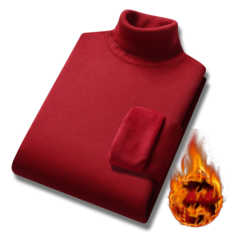 🔥【M-4XL】🔥 2026 w nowym stylu, lekki, luksusowy męski sweter z golfem, kaszmirowy sweter biznesowy na co dzień