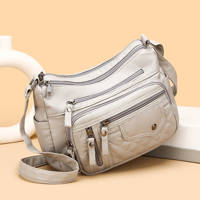 💥👜2025 Nová velkokapacitní měkká kožená taška přes rameno