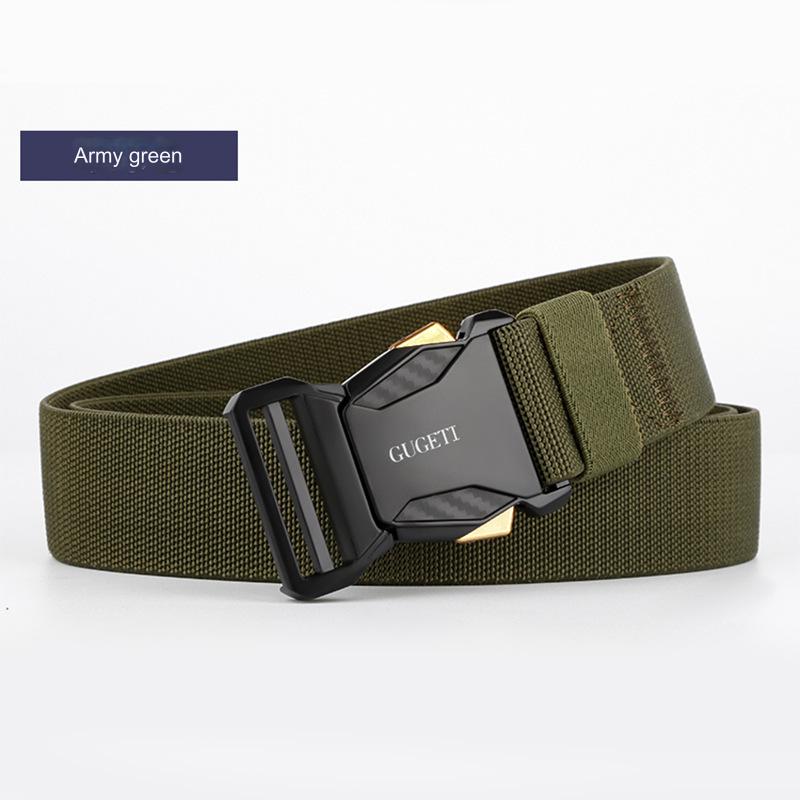 🔥Cinturón táctico elástico nuevo para hombre, cómodo, ajustable, resistente a rayaduras y desgaste, ideal para actividades diarias y deportes al aire libre