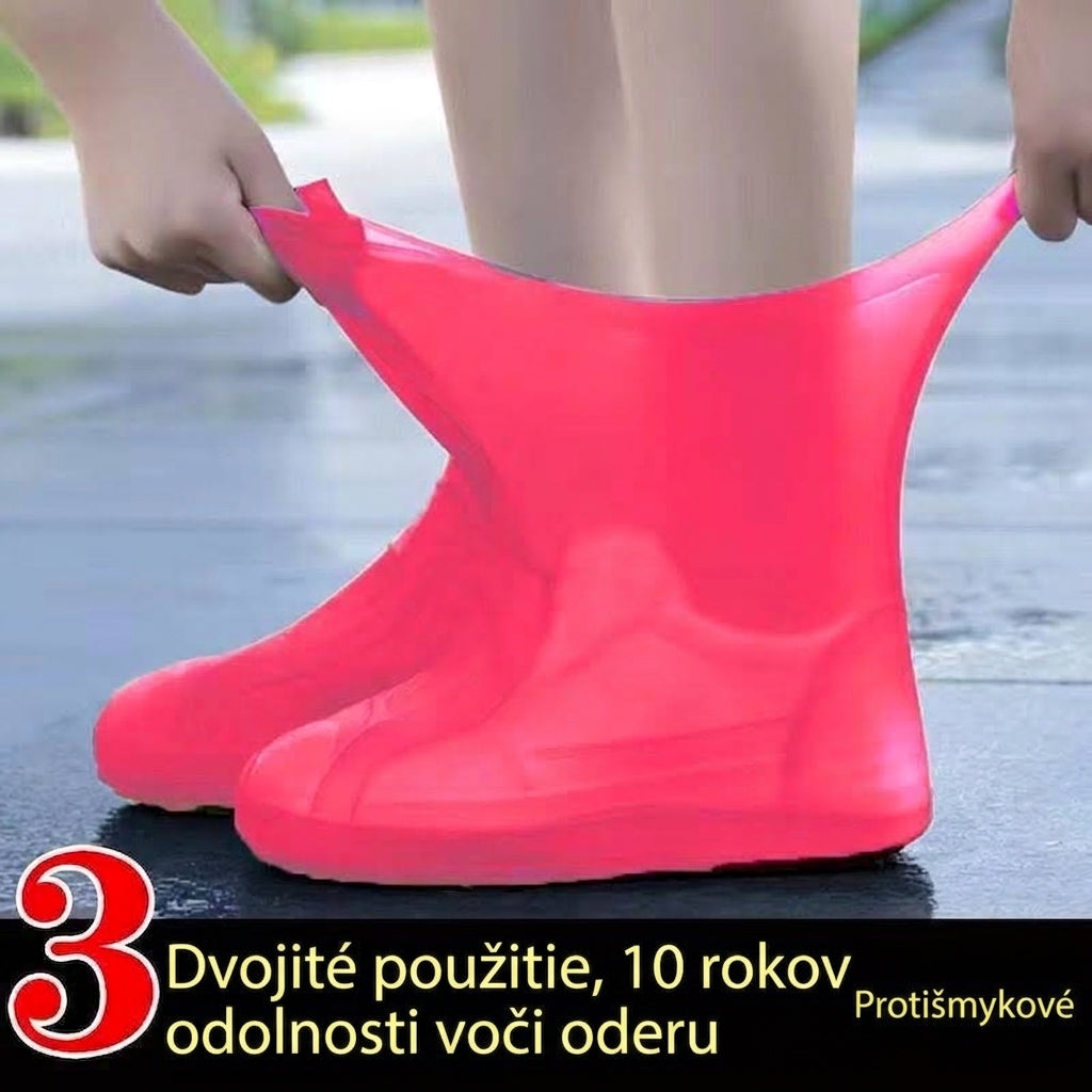 🥾💦Odolné gumené návleky na obuv | Ochrana pred vodou a blatom