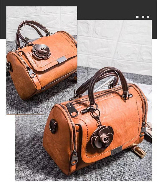 🎁👜Нова модна дамска чанта с елегантен цветен висулка