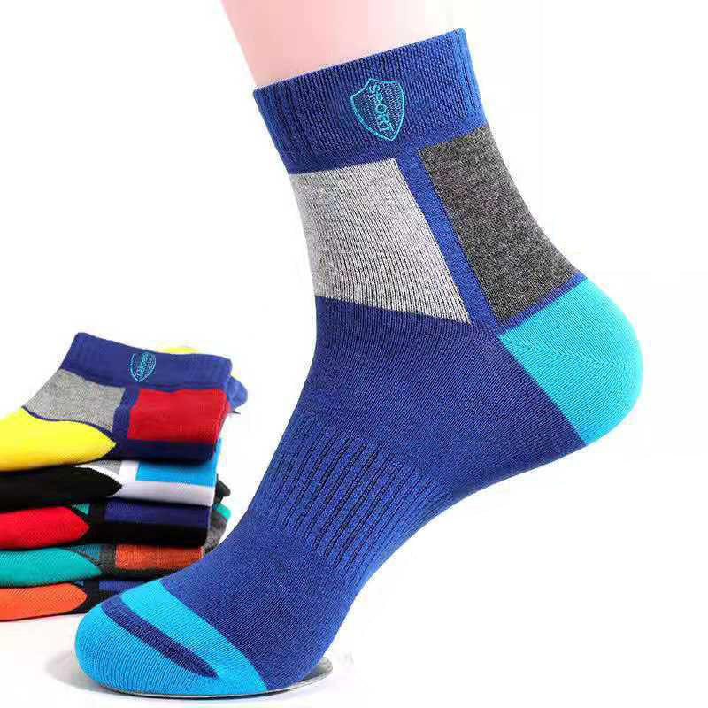 🧦【10 parov】Dižne, odporne na vonjave in vpijajoče znoj športne nogavice za moške