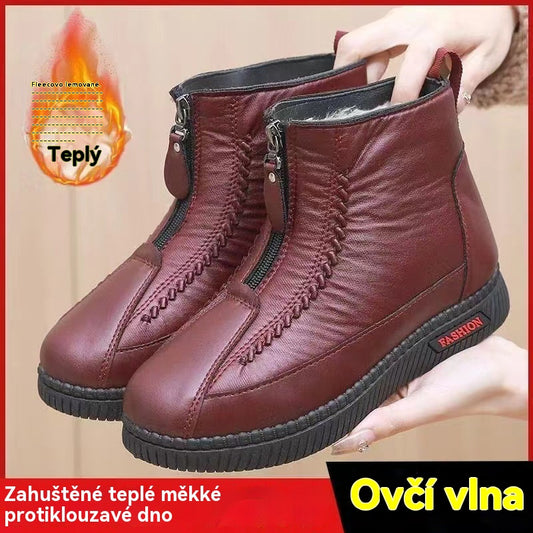 🔥【35-41】Ръчно изработени италиански дамски ботуши против плъзгане от естествена кожа