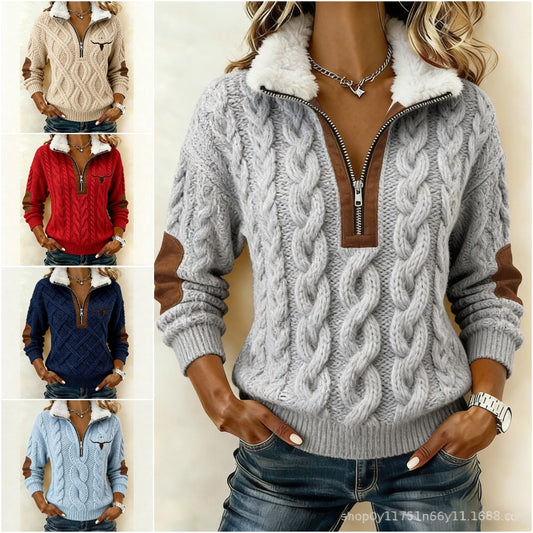 Časově omezené překvapení: sleva 50 %!🔥🔥 Mikina s dlouhým rukávem a potiskem a chlupatým kardiganem