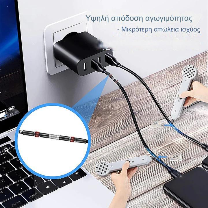 【100 τεμάχια】 Πολυλειτουργικό χιτώνιο στεγανοποίησης επισκευής θραύσης καλωδίων, κιτ συρμάτινου συνδετήρα θερμικής συρρίκνωσης