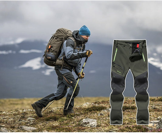 🏃♂️【S–5XL】2025 Nové pánske outdoorové jesenné a zimné nohavice – teplé, flísové, nepremokavé a vetruodolné