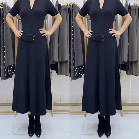 👗🎀【S-4XL】Μάλλινη φούστα για το φθινόπωρο και τον χειμώνα