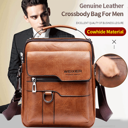 🔥ограничена във времето оферта🔥2026 Нова Оксфорд кожена мъжка чанта за рамо