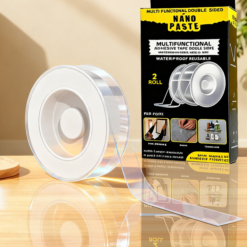 💧 【【2 τόμοι】3cm*3m*2mm——24€】Νανοκολλητική διπλής όψης, υψηλού ιξώδους, διαφανής ακρυλική ταινία, αδιάβροχη, ανθεκτική στη σκόνη
