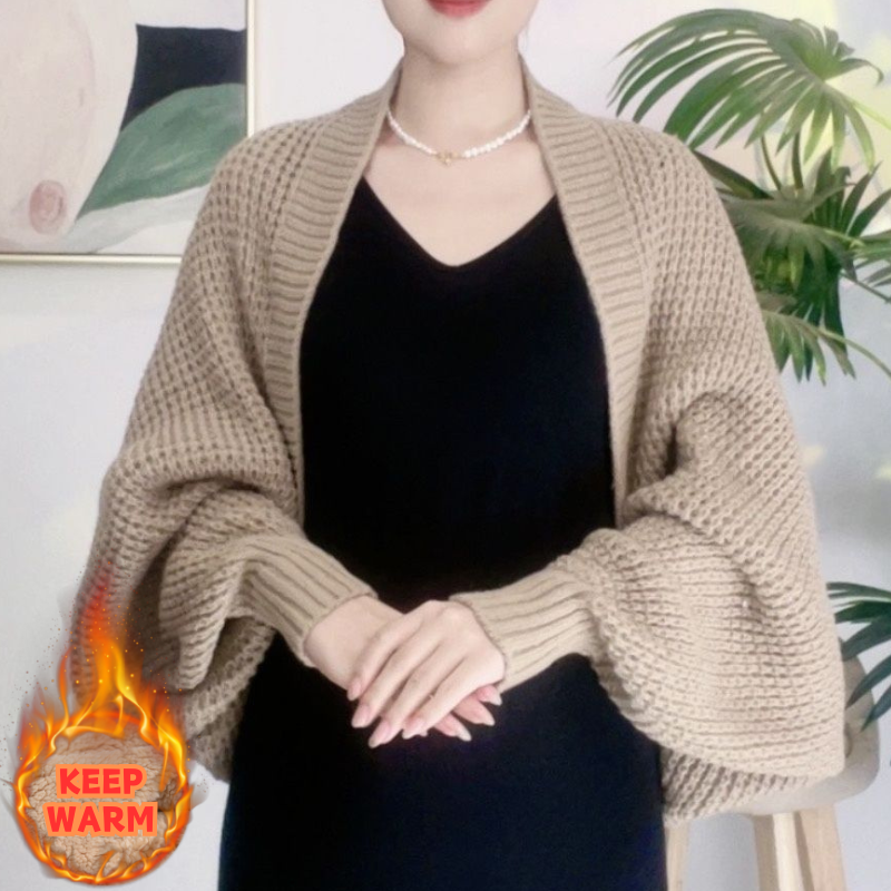 💖【Περιορισμένη προσφορά: Έκπτωση 40%】Φθινόπωρο και χειμώνα νέο μαλακό πλεκτό ζεστό ζακέτα σάλι
