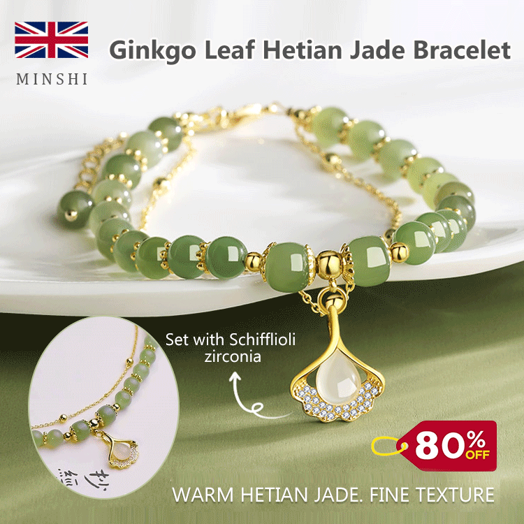 🎁🌿💖A Hetian jade karkötő nemcsak szép, de szerencsét is hoz