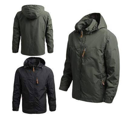🔥【Περιορισμένη προσφορά: Έκπτωση 40%】Ανδρικό εξωτερικό μπουφάν για πεζοπορία, casual μπουφάν με κουκούλα, χαλαρή εφαρμογή
