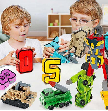 🧩 [50% zľava] Transformery s abecedou a číslami pre deti – 🚗 Zábava, kreativita a učenie