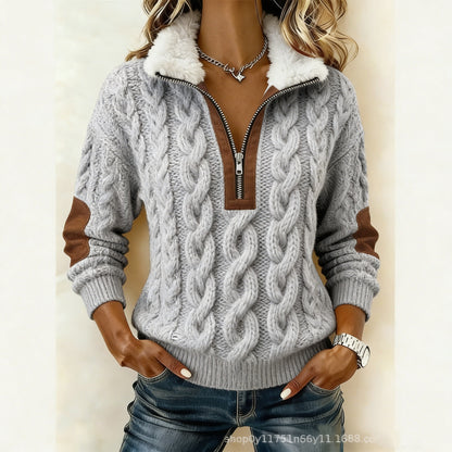 Časově omezené překvapení: sleva 50 %!🔥🔥 Mikina s dlouhým rukávem a potiskem a chlupatým kardiganem