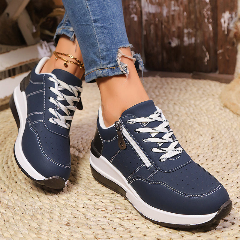 🔥👟【Akcija – 40% popusta】Nove ženske moderne i udobne casual tenisice, lagane i protuklizne, sa bočnim patentnim zatvaračem