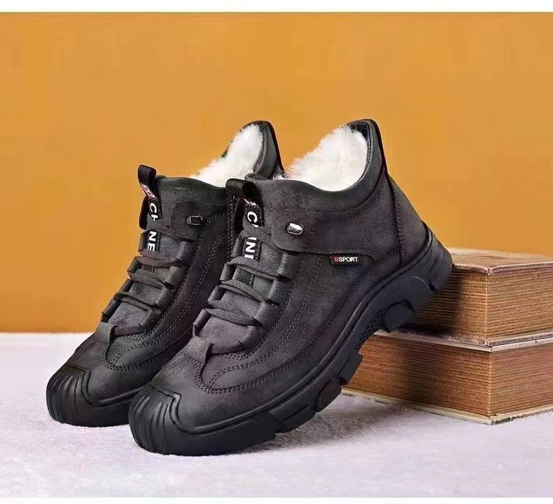 🌟【zadnji dan popusta】🔥【39-44】[Zimski poklon] Muške tenisice od kože s vunom