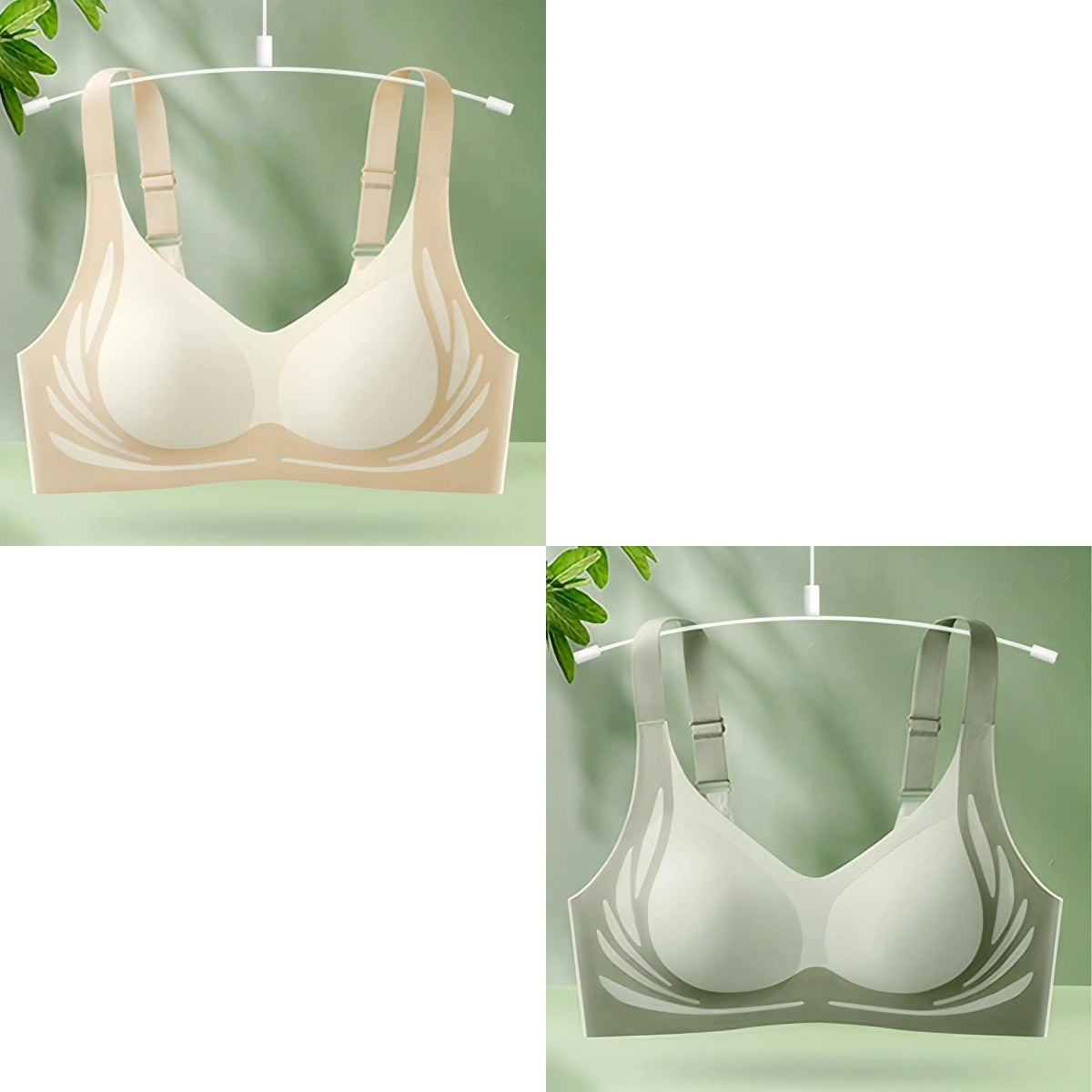 👙【Kúpte 1 a získajte 1 zdarma】Dámska jednodielna bezdrôtová podprsenka❤️【40-85KG】