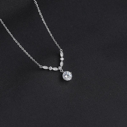 🔥Προσφορά Περιορισμένης Διάρκειας🔥 Λαμπερό κολιέ clavicle με πλήρη διακόσμηση διαμαντιών