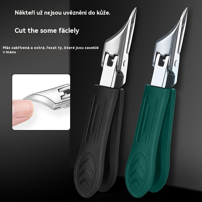 🔥【Poslední den - sleva 50 %】🔥 Nůžky na nehty s protiskluzovou úpravou a 25° zkoseným okrajem (sada 3 kusů)