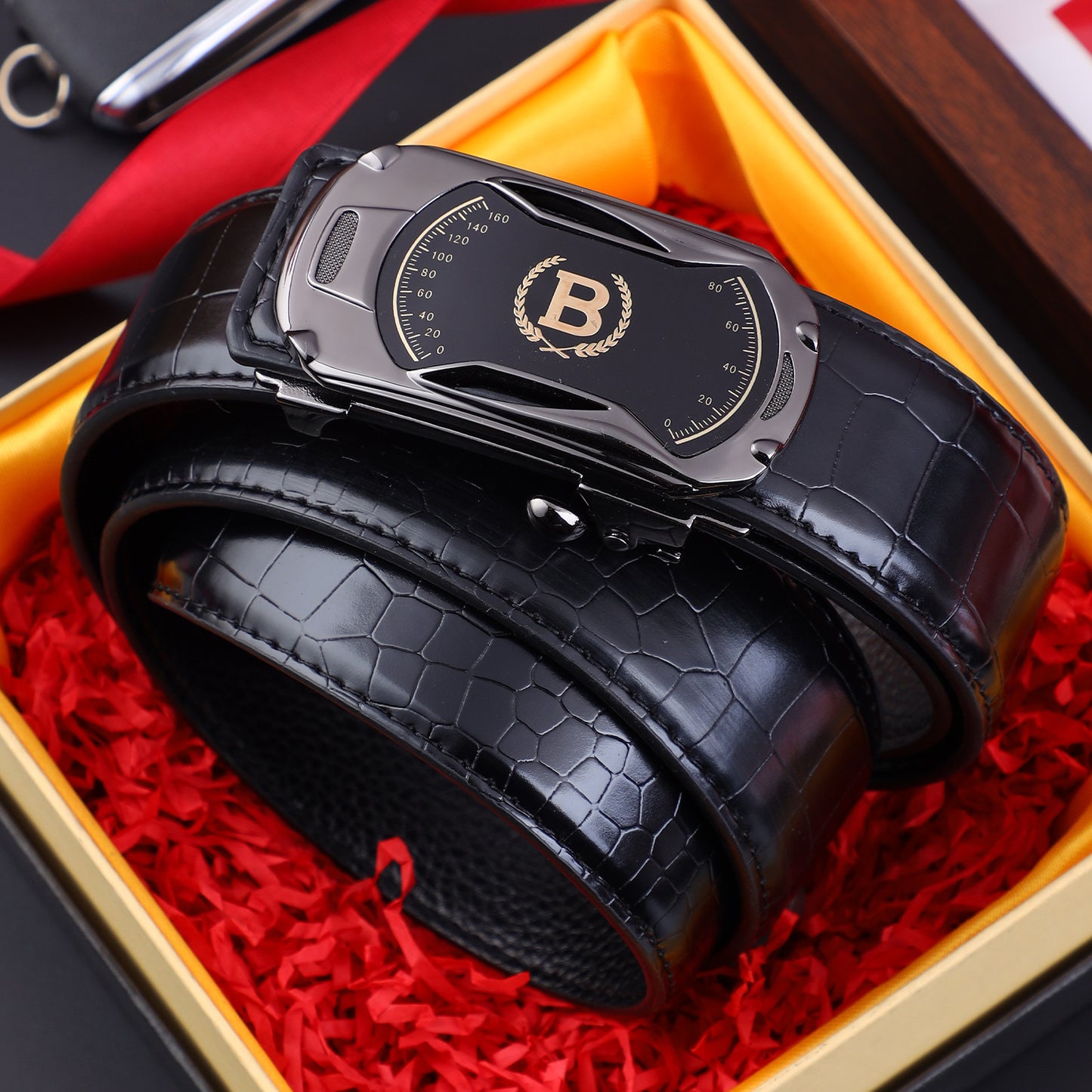 🔥【30%OFF】Nuevo cinturón de hombre de cuero genuino con hebilla automática