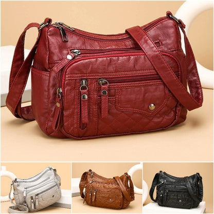 💥👜2025 új, nagy kapacitású puha bőr válltáska/crossbody táska