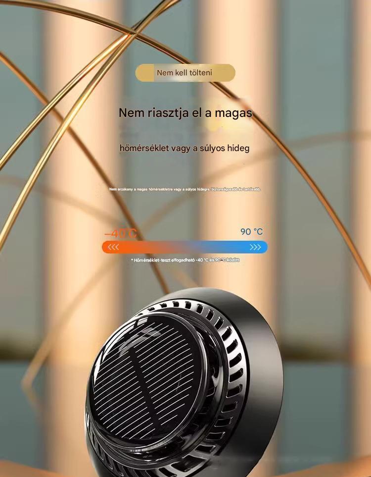 ⛄🚗 Napelemes UFO autóillatosító, autós kiegészítő, felszerelhető illatdiffúzor, forgó dekoráció