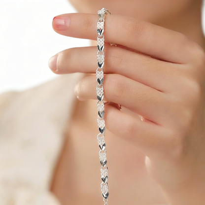 😀👉【30% popusta】💖🍀Nova moderna narukvica od 925 sterling srebra s četveroliskom djetelinom (ženska)