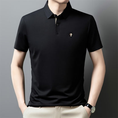 【M-4XL】Nova ledeno svilena polo majica s reverom i pola rukava za ljeto 2026