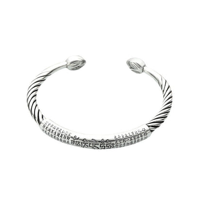 🔥【Csak ma 40% kedvezmény!】S925 ezüst erős csavart karkötő, vintage stílus