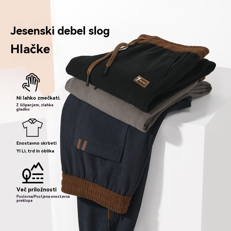 🔥🔥【Akcija omejena – Znižanje za 50%】2026 Nove visoko kakovostne bombažne prosti čas hlače