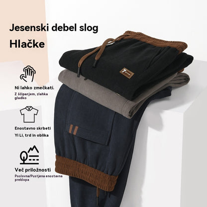 🔥🔥【Akcija omejena – Znižanje za 50%】2026 Nove visoko kakovostne bombažne prosti čas hlače