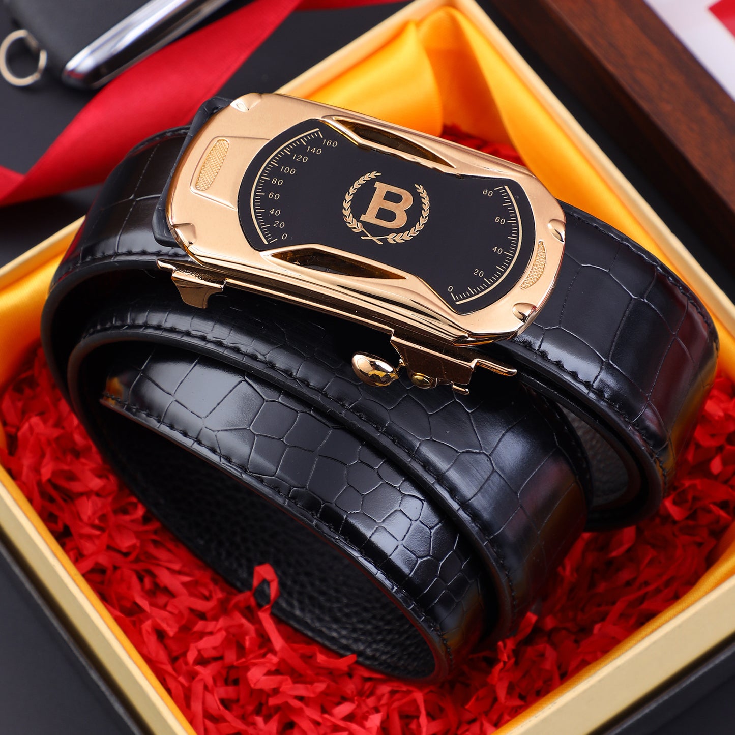 🔥【30%OFF】Nuevo cinturón de hombre de cuero genuino con hebilla automática