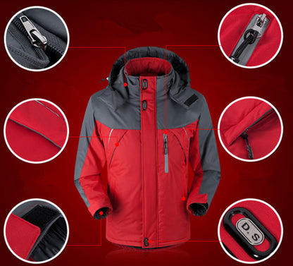 【XL-6XL】2025Χειμερινό ανδρικό αδιάβροχο μπουφάν υψηλής ποιότητας