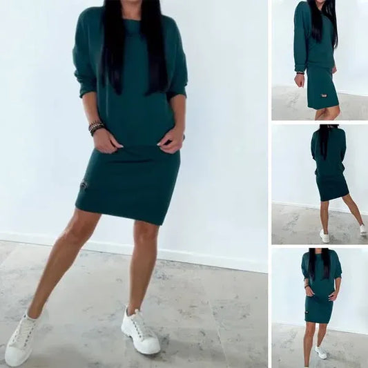 🎁Nové dámské bavlněné úzké šaty z roku 2026