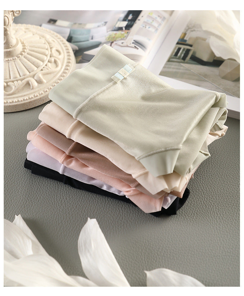 🩲🔥Нова постъпка 【6 броя】Дамски бикини с висока талия от ледена коприна