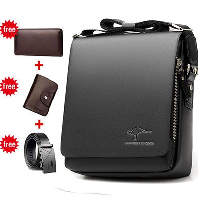 🔥【Popust do 50% + Poklon】Muška torba preko ramena od prave kože, pogodna za poslovni i ležerni stil