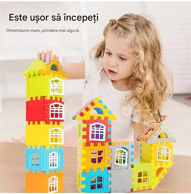 🎁【70/140 τεμάχια】παιδαγωγικά παιχνίδια με τουβλάκια οικοδόμησης