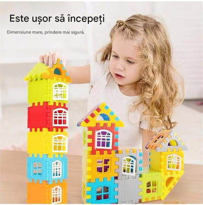 🎁【70/140 τεμάχια】παιδαγωγικά παιχνίδια με τουβλάκια οικοδόμησης