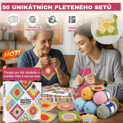 🔥Kupte 1 a získejte 1 zdarma🔥🧩🧷【50 unikátních vzorů】Sada háčkovaných přáníček