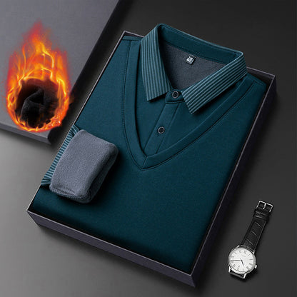 🔥👔【M-4XL】Nova moška dvodelna obleka iz imitacije šenila 2025