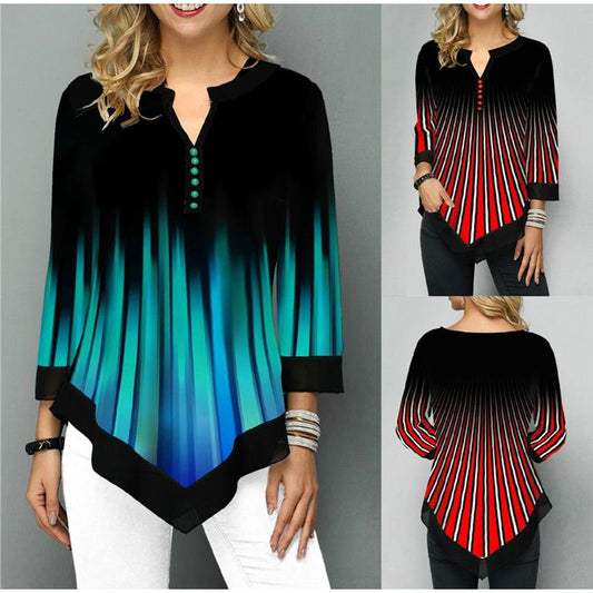 Ограничена оферта【S-5XL】Нова пролетна риза с щампи за 2026 г.