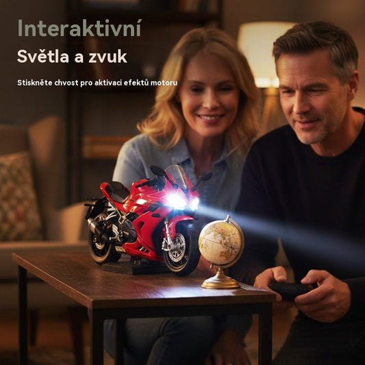 🏍️ Give the dárek excitement! 🎁Model motocyklu v měřítku 1:12